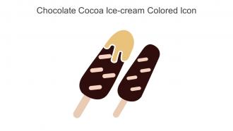 Chocolate Cocoa Ice Cream Colored Icon In Powerpoint Pptx Png And Editable Eps Format