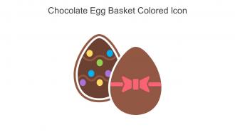 Chocolate Egg Basket Colored Icon In Powerpoint Pptx Png And Editable Eps Format