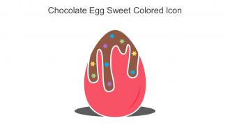Chocolate Egg Sweet Colored Icon In Powerpoint Pptx Png And Editable Eps Format