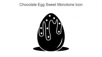 Chocolate Egg Sweet Monotone Icon In Powerpoint Pptx Png And Editable Eps Format