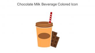 Chocolate Milk Beverage Colored Icon In Powerpoint Pptx Png And Editable Eps Format