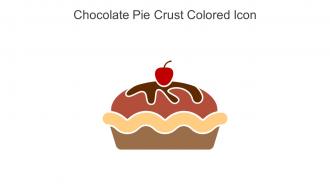 Chocolate Pie Crust Colored Icon In Powerpoint Pptx Png And Editable Eps Format