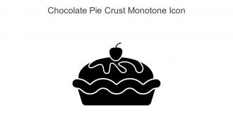 Chocolate Pie Crust Monotone Icon In Powerpoint Pptx Png And Editable Eps Format