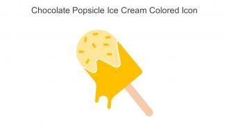 Chocolate Popsicle Ice Cream Colored Icon In Powerpoint Pptx Png And Editable Eps Format