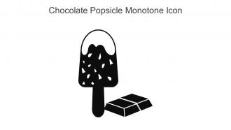 Chocolate Popsicle Monotone Icon In Powerpoint Pptx Png And Editable Eps Format