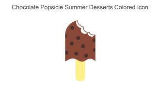 Chocolate Popsicle Summer Desserts Colored Icon In Powerpoint Pptx Png And Editable Eps Format