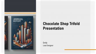 Chocolate Shop Trifold PPT Summary AT
