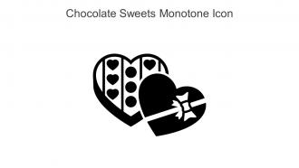 Chocolate Sweets Monotone Icon In Powerpoint Pptx Png And Editable Eps Format