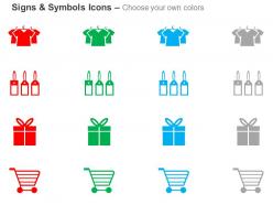 Choice price gift cart ppt icons graphics