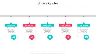 Choice Quotes In Powerpoint And Google Slides Cpb