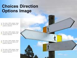 Choices direction options image