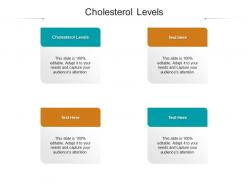 Cholesterol levels ppt powerpoint presentation pictures graphics cpb