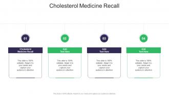 Cholesterol Medicine Recall In Powerpoint And Google Slides Cpb