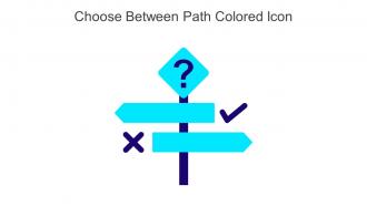 Choose Between Path Colored Icon In Powerpoint Pptx Png And Editable Eps Format