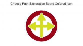 Choose Path Exploration Board Colored Icon In Powerpoint Pptx Png And Editable Eps Format