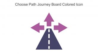 Choose Path Journey Board Colored Icon In Powerpoint Pptx Png And Editable Eps Format