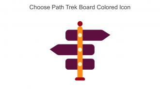 Choose Path Trek Board Colored Icon In Powerpoint Pptx Png And Editable Eps Format