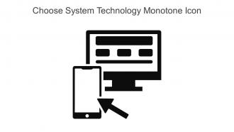 Choose System Technology Monotone Icon In Powerpoint Pptx Png And Editable Eps Format