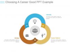 Choosing a career good ppt example
