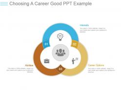 Choosing a career good ppt example Choosing a career good ppt example