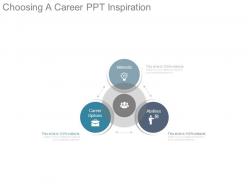 Choosing a career ppt inspiration