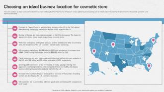 Choosing An Ideal Business Location For Cosmetic Manufacturing Business BP SS