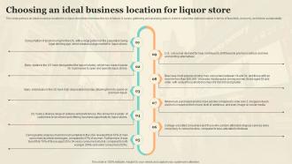 Choosing An Ideal Business Location For Liquor Store Discount Liquor Store Business Plan BP SS