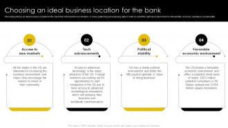 Choosing An Ideal Business Location For The Bank Digital Banking Business Plan BP SS