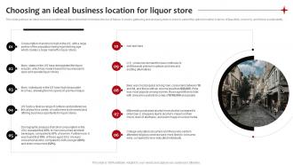 Choosing An Ideal Business Location Neighborhood Liquor Store BP SS