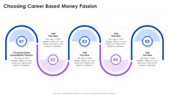 Choosing Career Based Money Passion In Powerpoint And Google Slides Cpb