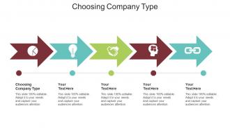 Choosing company type ppt powerpoint presentation icon ideas cpb