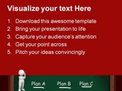 Choosing plan business powerpoint templates and powerpoint backgrounds 0511