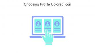 Choosing Profile Colored Icon In Powerpoint Pptx Png And Editable Eps Format