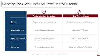 Choosing The Cross Functional Over Functional Team Managing Cross Functional Teams