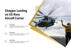 Chopper landing on us navy aircraft carrier