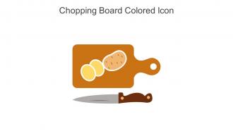 Chopping Board Colored Icon In Powerpoint Pptx Png And Editable Eps Format