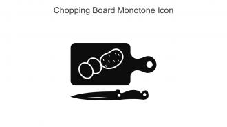 Chopping Board Monotone Icon In Powerpoint Pptx Png And Editable Eps Format