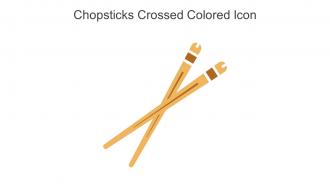 Chopsticks Crossed Colored Icon In Powerpoint Pptx Png And Editable Eps Format