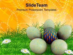Christ easter egg in all for great surprise powerpoint templates ppt backgrounds slides