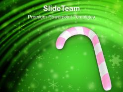 Christian Christmas Pink Candy Cane Holidays Templates Ppt Backgrounds For Slides