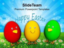 Christian easter eggs colorful religion powerpoint templates ppt backgrounds for slides