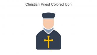 Christian Priest Colored Icon In Powerpoint Pptx Png And Editable Eps Format