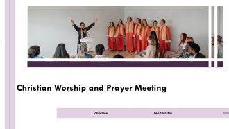 Christian Worship And Prayer Meeting PPT Designs AT