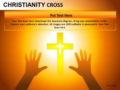 Christianity cross powerpoint presentation slides db