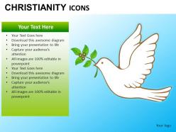 Christianity icons powerpoint presentation slides db