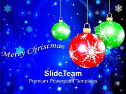 Christmas Angels Merry Image Hanging Filigree On Background Powerpoint Templates Ppt For Slides