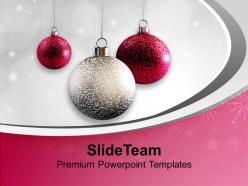 Christmas background decorative ornaments powerpoint templates ppt backgrounds for slides