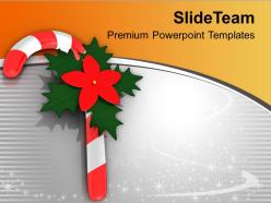 Christmas candy cane holidays powerpoint templates ppt themes and graphics