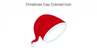Christmas Cap Colored Icon In Powerpoint Pptx Png And Editable Eps Format