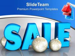 Christmas clip art vintage illustration of discount sale powerpoint templates ppt for slides